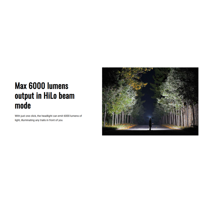 RAVEMEN - far 6000 lumeni - XR6000 USB - acumulator 8000Ah