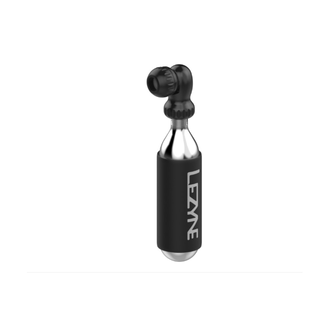 Lezyne - Twin Speed Drive Cartus  CO2 + cap - black 16 gr