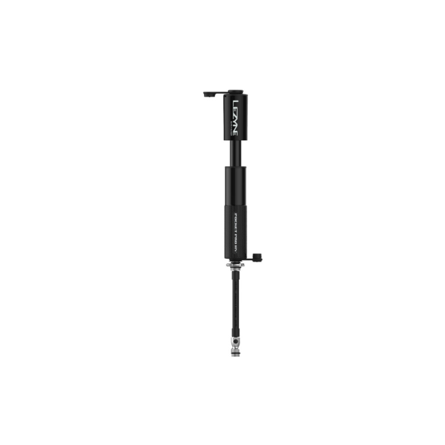 Lezyne - mini pompa - Hand Pump CNC Pocket Drive PRO HV - black - 90psi | 6.2 bar - 14 cm