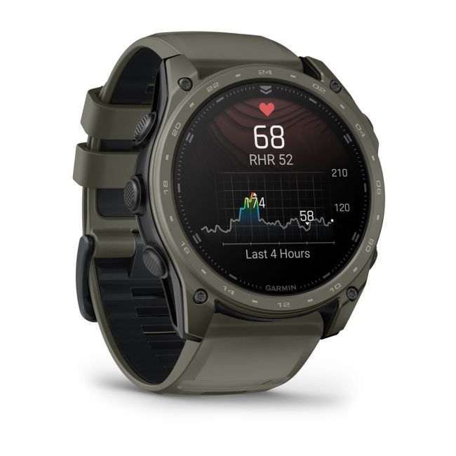 Garmin tactix 8 AMOLED Sapphire 51mm Cerakote - Smartwatch Tactic verde oliv