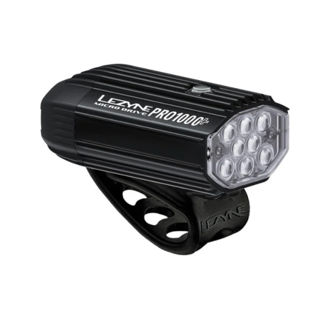 Lezyne - Lumina fata far - MICRO DRIVE PRO 1000+ - 1000 lumeni - USB - negru