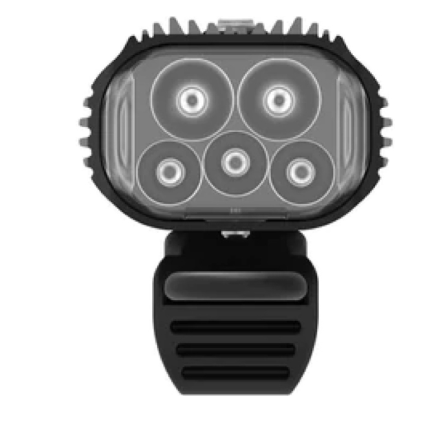 Lezyne - Lumina fata far - MEGA DRIVE 2400+ - 2400 lumeni USB - negru