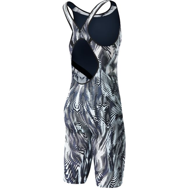 TYR - costum tehnic inot femei - Venzo Open Back - alb-gri
