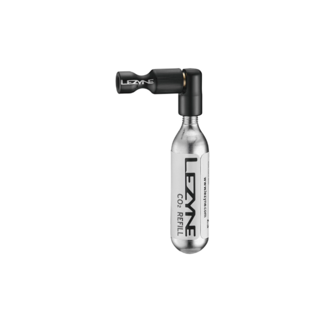 Lezyne - mini pompa CO2 - Trigger Drive cu cartus 16g - negru