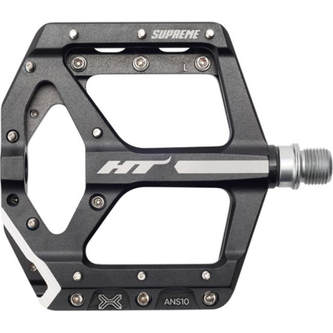 HT COMPONENTS - pedale flat bicicleta MTB ANS10 Supreme Emil Johansson - negru
