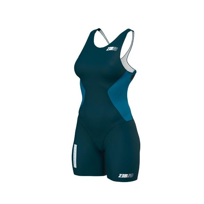 Z3R0D - Costum triatlon femei fara maneci - Racer TRISUIT WOMAN Deep Ocean