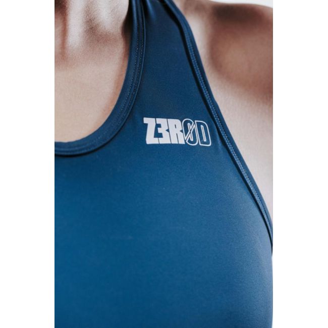 Z3R0D - Costum triatlon femei fara maneci - Racer TRISUIT WOMAN Deep Ocean