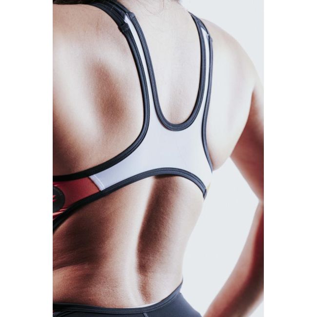 Z3R0D - Costum triatlon femei fara maneci - Racer TRISUIT WOMAN FUSION CORAL