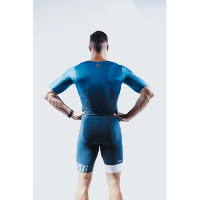Z3R0D - Costum triatlon cu maneca scurta barbati - Racer MAN TTSUIT DEEP OCEAN
