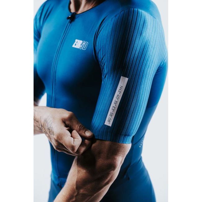 Z3R0D - Costum triatlon cu maneca scurta barbati - Racer MAN TTSUIT DEEP OCEAN