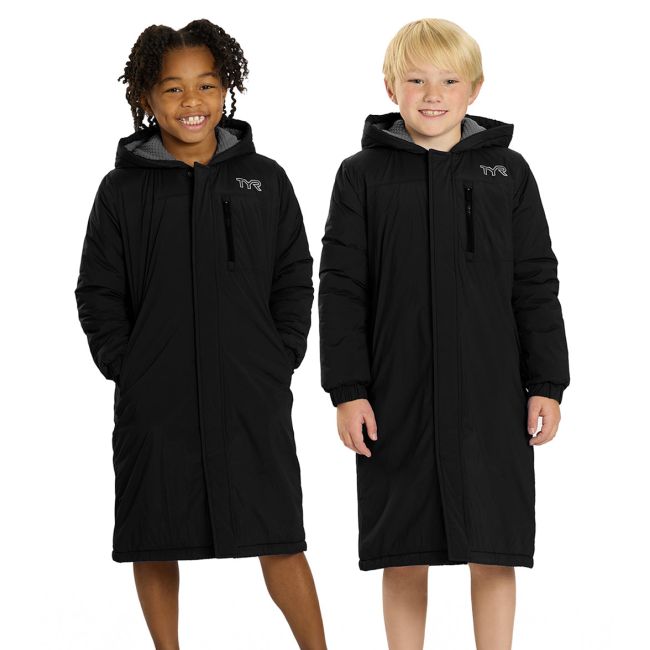 Geacă parka înot copii TYR Tech Youth Hydrosphere - negru | Confort
