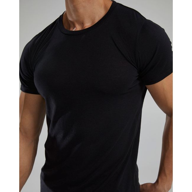 Tricou tehnic TYR Unisex Lightweight Ultrasoft Tech - negru | confortabil