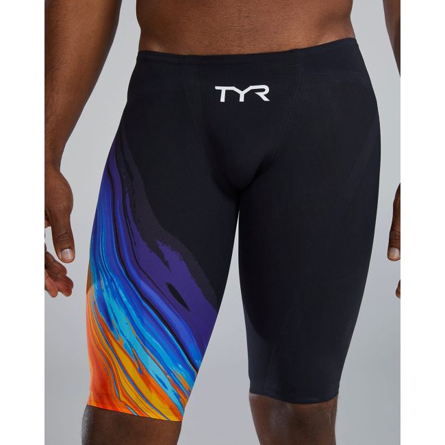 Jammer înot bărbați TYR VENZO Volconyx - portocaliu/bleumarin | compresie