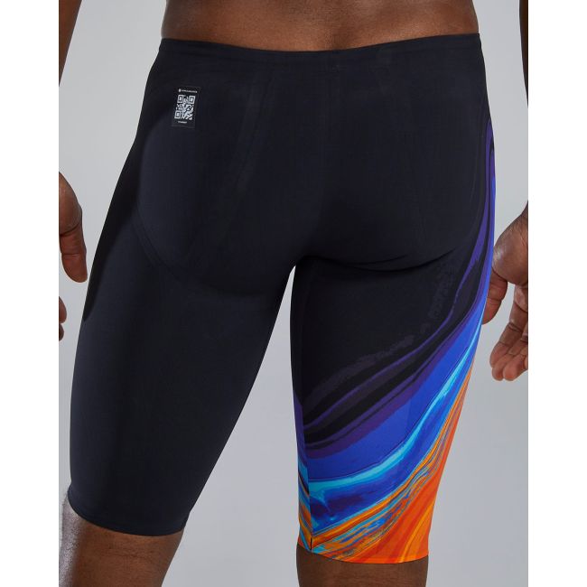 Jammer înot bărbați TYR VENZO Volconyx - portocaliu/bleumarin | compresie