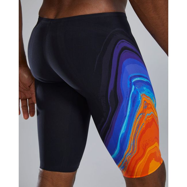 Jammer înot bărbați TYR VENZO Volconyx - portocaliu/bleumarin | compresie