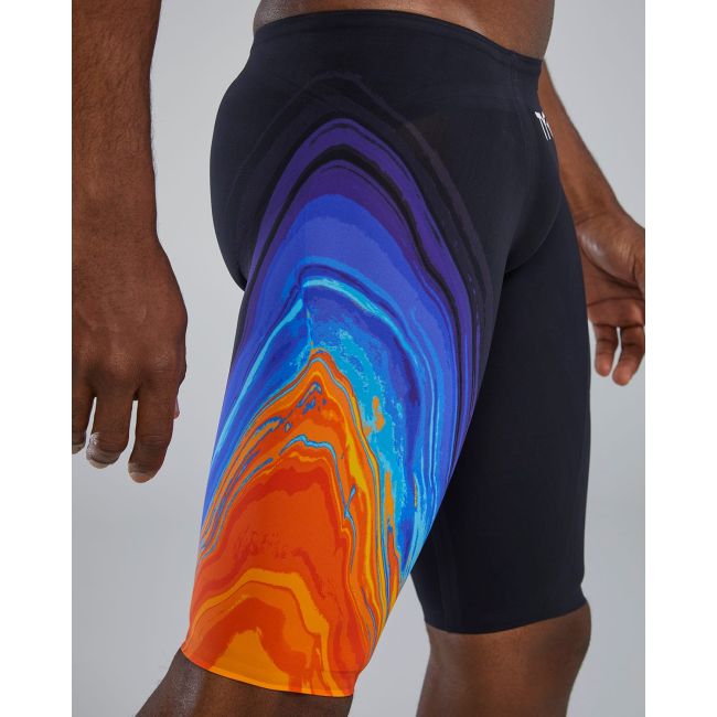 Jammer înot bărbați TYR VENZO Volconyx - portocaliu/bleumarin | compresie