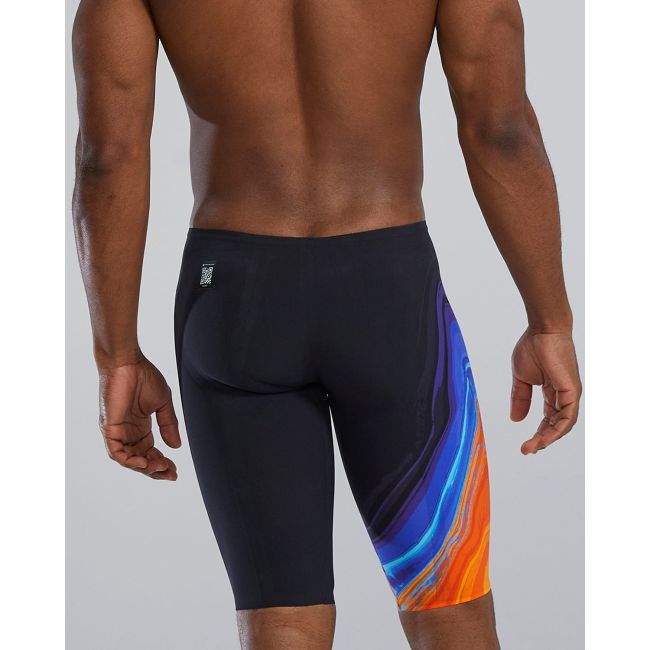 Jammer înot bărbați TYR VENZO Volconyx - portocaliu/bleumarin | compresie