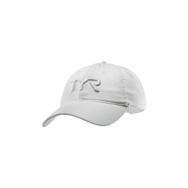 Cască înot TYR LOGO ADJUSTABLE CAP - alb | confortabilă și durabilă
