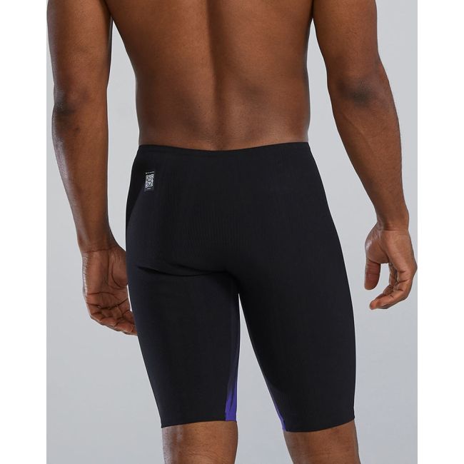 Jammer înot bărbați TYR Shockwave High Waist - lime/bleumarin | tehnologie Kinetic Tape