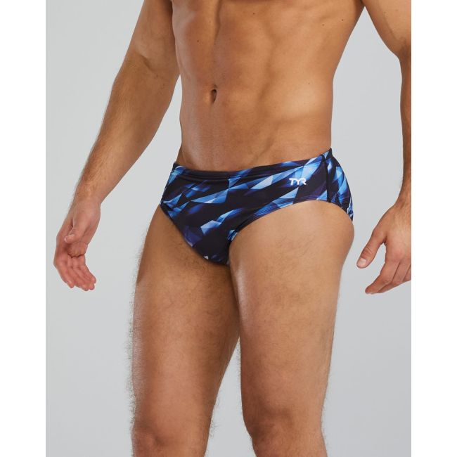 Slip înot bărbați TYR Triadic Durafast Elite Brief - albastru | rezistent clor 300h+