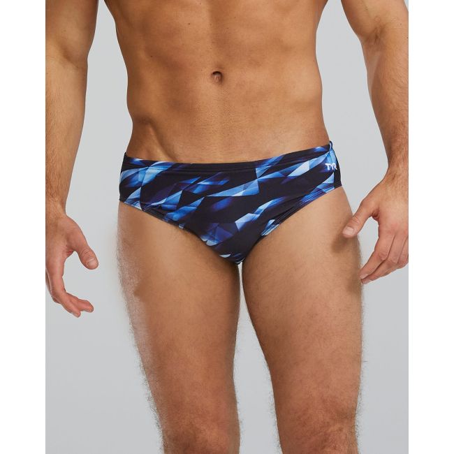 Slip înot bărbați TYR Triadic Durafast Elite Brief - albastru | rezistent clor 300h+
