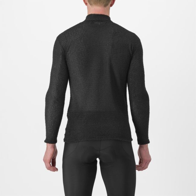 Tricou Castelli Cold Day 2nd Layer - negru | izolație termică superioară