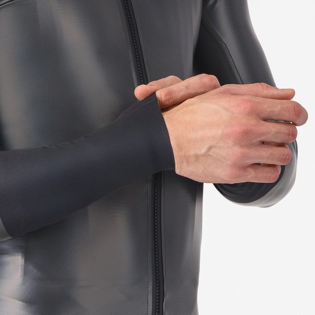 Jachetă ciclism Castelli Gabba R - negru | Protecție ploaie