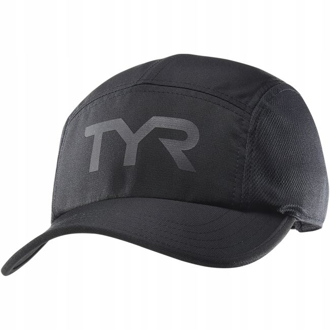 Șapcă alergare TYR Pace Running Cap - gri/negru | respirabilă