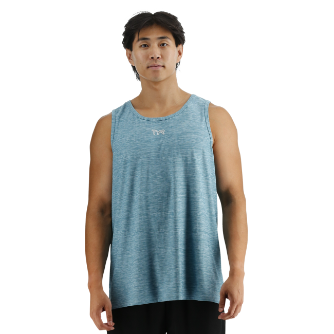 Maiou tehnic TYR Airtec Tank - albastru Delph Blu Heather