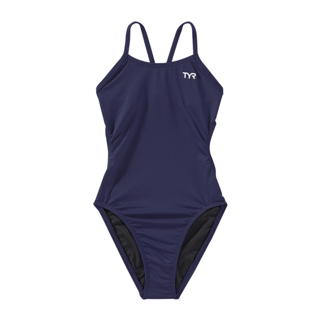 Costum înot TYR SOLID Durafast Elite Cutoutfit - rezistent clor - navy
