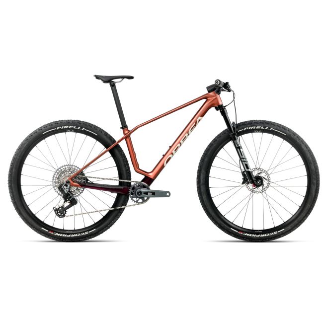 Orbea ALMA M-PRO (2026) - bicicletă MTB XC hardtail - Mars Red (Matt)  |  Metallic Burgundy Red (Gloss)