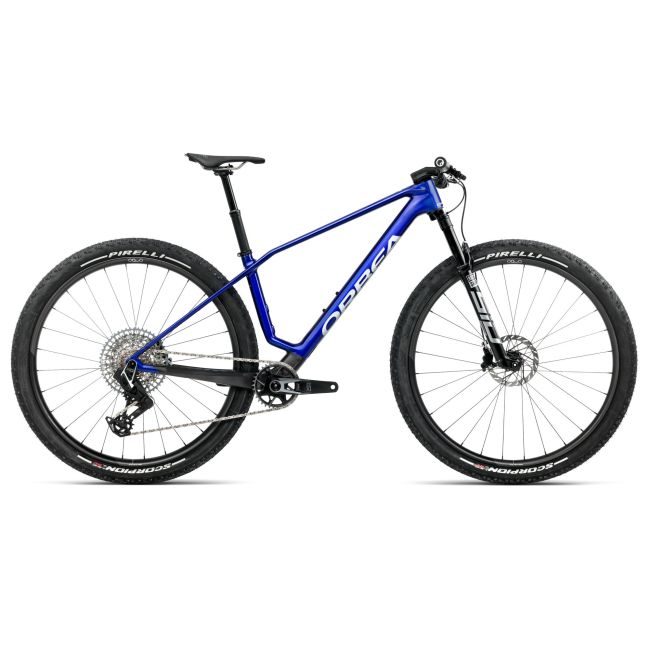 Orbea ALMA M-TEAM AXS (2026) - bicicletă MTB XC hardtail - Cobalt Blue (Gloss)  |  Carbon Raw (Matt)