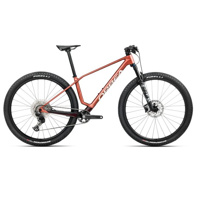 Orbea ALMA M40 (2026) - bicicletă MTB XC hardtail - Mars Red (Matt)  |  Metallic Burgundy Red (Gloss)