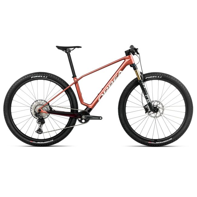 Orbea ALMA M25 (2026) - bicicletă MTB XC hardtail - Mars Red (Matt)  |  Metallic Burgundy Red (Gloss)