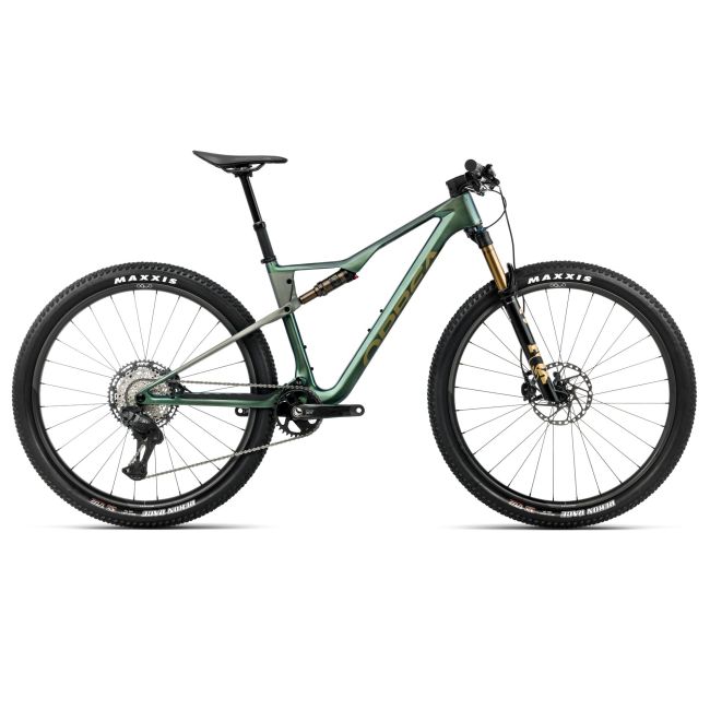 Orbea OIZ M10 (2026) - bicicletă MTB XC full suspension - Seaweed Carbon View (Gloss)  |  Spaceship Green (Matt)