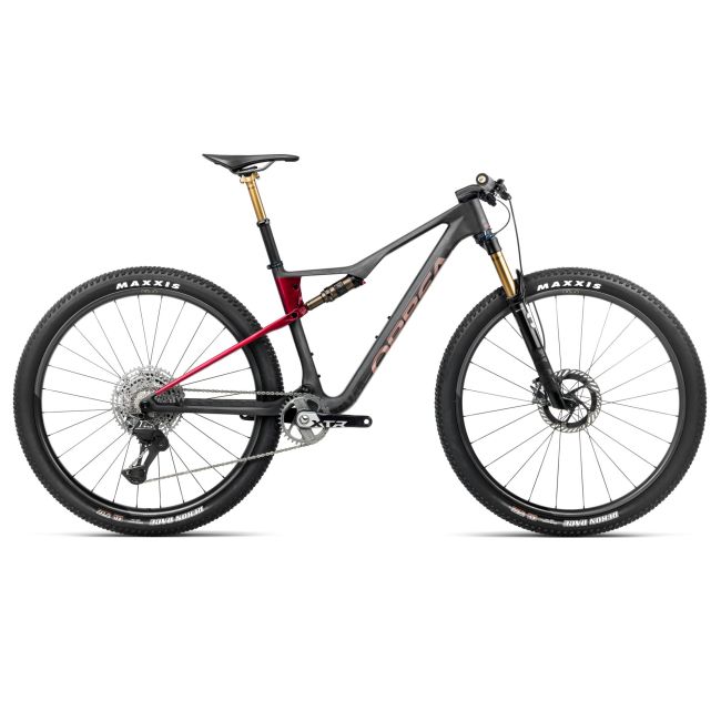 Orbea OIZ M-TEAM FACTORY (2026) - bicicletă MTB XC full suspension - Diamond Carbon View (Matt)  |  Cherry Red (Gloss)