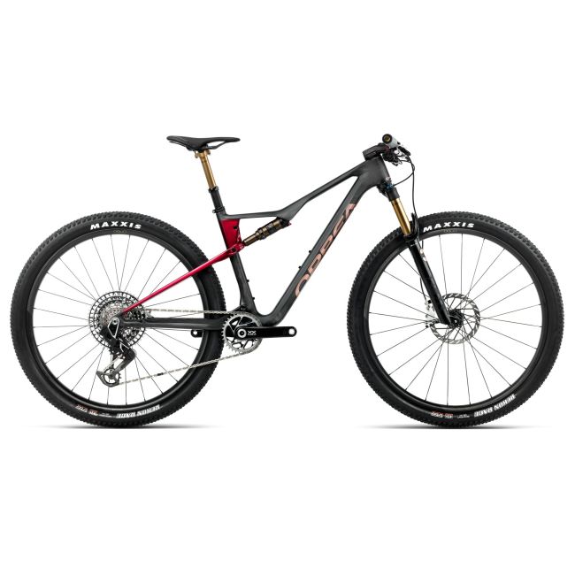 Orbea OIZ M-LTD (2026) - bicicletă MTB XC full suspension - Diamond Carbon View (Matt)  |  Cherry Red (Gloss)