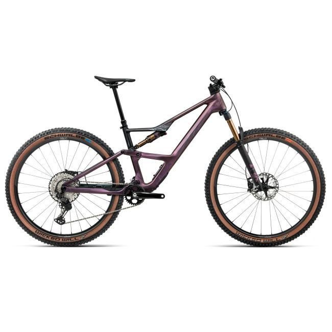 Orbea OCCAM SL M10 (2026) - bicicletă MTB Trail full suspension - Sunset Carbon View  |  Black (Matt)