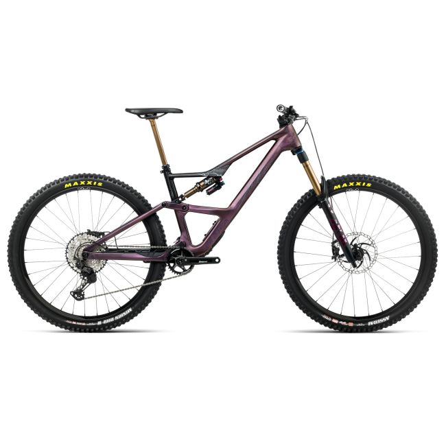 Orbea OCCAM LT M10 (2026) - bicicletă MTB All Mountain full suspension - Sunset Carbon View  |  Black (Matt)