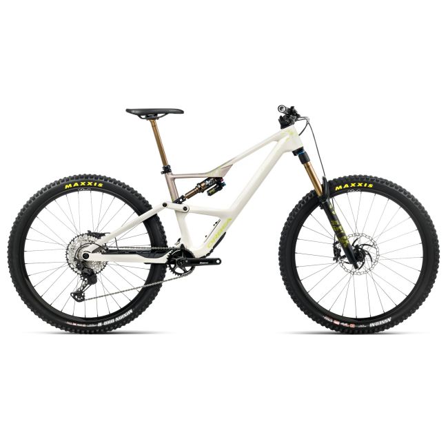 Orbea OCCAM LT M10 (2026) - bicicletă MTB All Mountain full suspension - Ivory White  |  Nickel (Gloss)