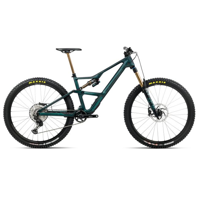 Orbea OCCAM LT M10 (2026) - bicicletă MTB All Mountain full suspension - Escape Green  |  Carbon View Gloss
