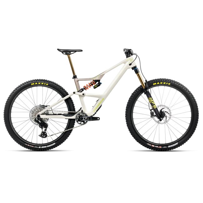 Orbea OCCAM LT M-TEAM (2026) - bicicletă MTB All Mountain full suspension - Ivory White  |  Nickel (Gloss)