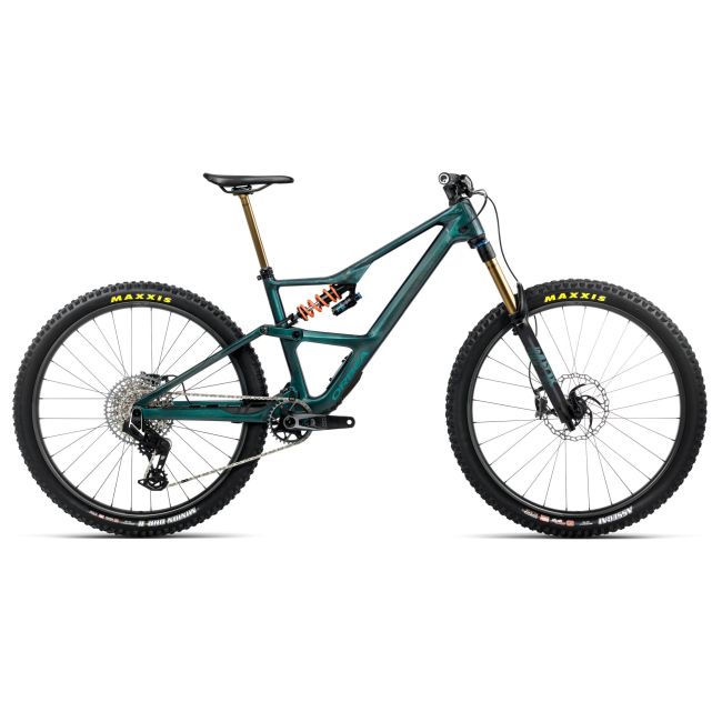 Orbea OCCAM LT M-TEAM (2026) - bicicletă MTB All Mountain full suspension - Escape Green  |  Carbon View Gloss