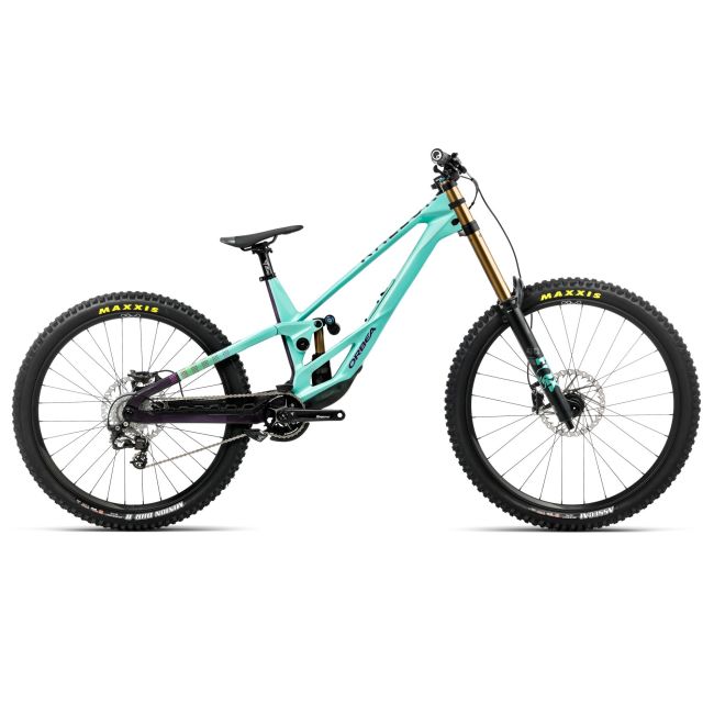 Orbea RALLON DH D-LTD (2026) - bicicletă MTB Enduro full suspension - Aloha Green  |  Fantasy Purple Carbon View (Gloss) - Chainstay 450mm