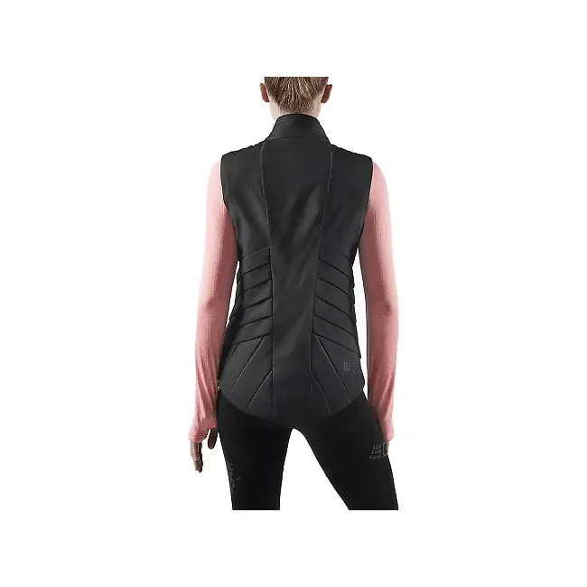 Vestă alergare iarnă CEP Winter Run Vest W | protecție vânt, rezistentă apă - black