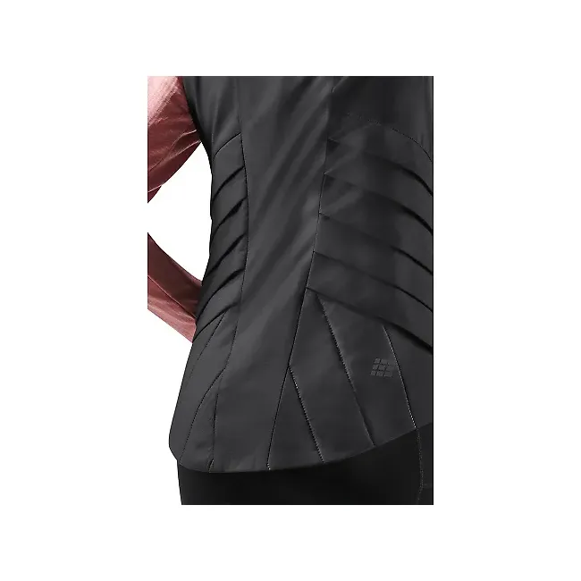 Vestă alergare iarnă CEP Winter Run Vest W | protecție vânt, rezistentă apă - black