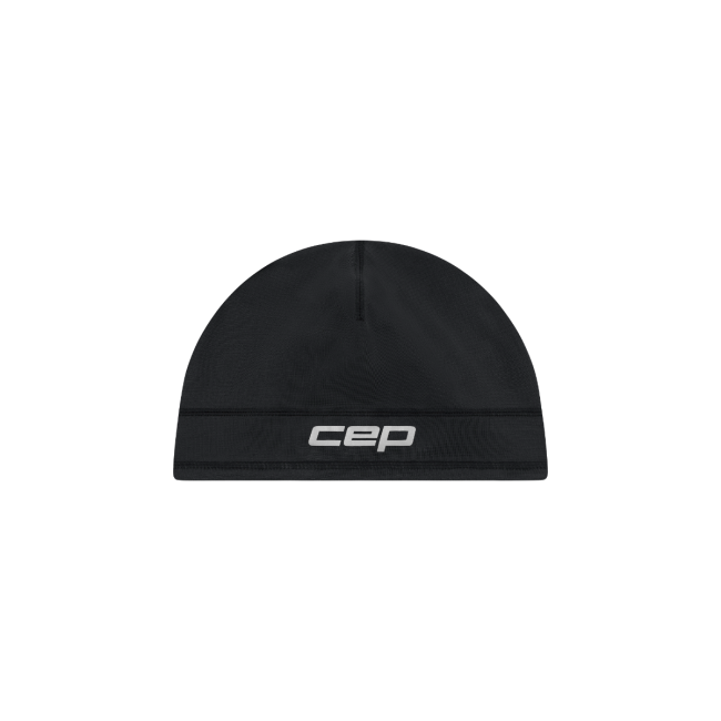 Căciulă alergare termală CEP Core Run Thermal Beanie | protecție vânt - black