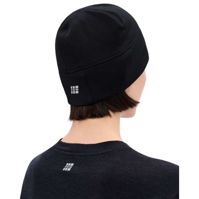 Căciulă alergare termală CEP Core Run Thermal Beanie | protecție vânt - black