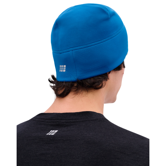Căciulă alergare termală CEP Core Run Thermal Beanie | protecție vânt - blue