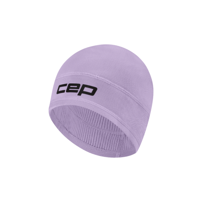 Căciulă alergare termală CEP Core Run Thermal Beanie | protecție vânt - liliac